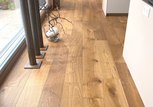 Wildwood 3D Hirschsprung (A115011), natur geölt, Zweischichtparkett Multiplex Träger